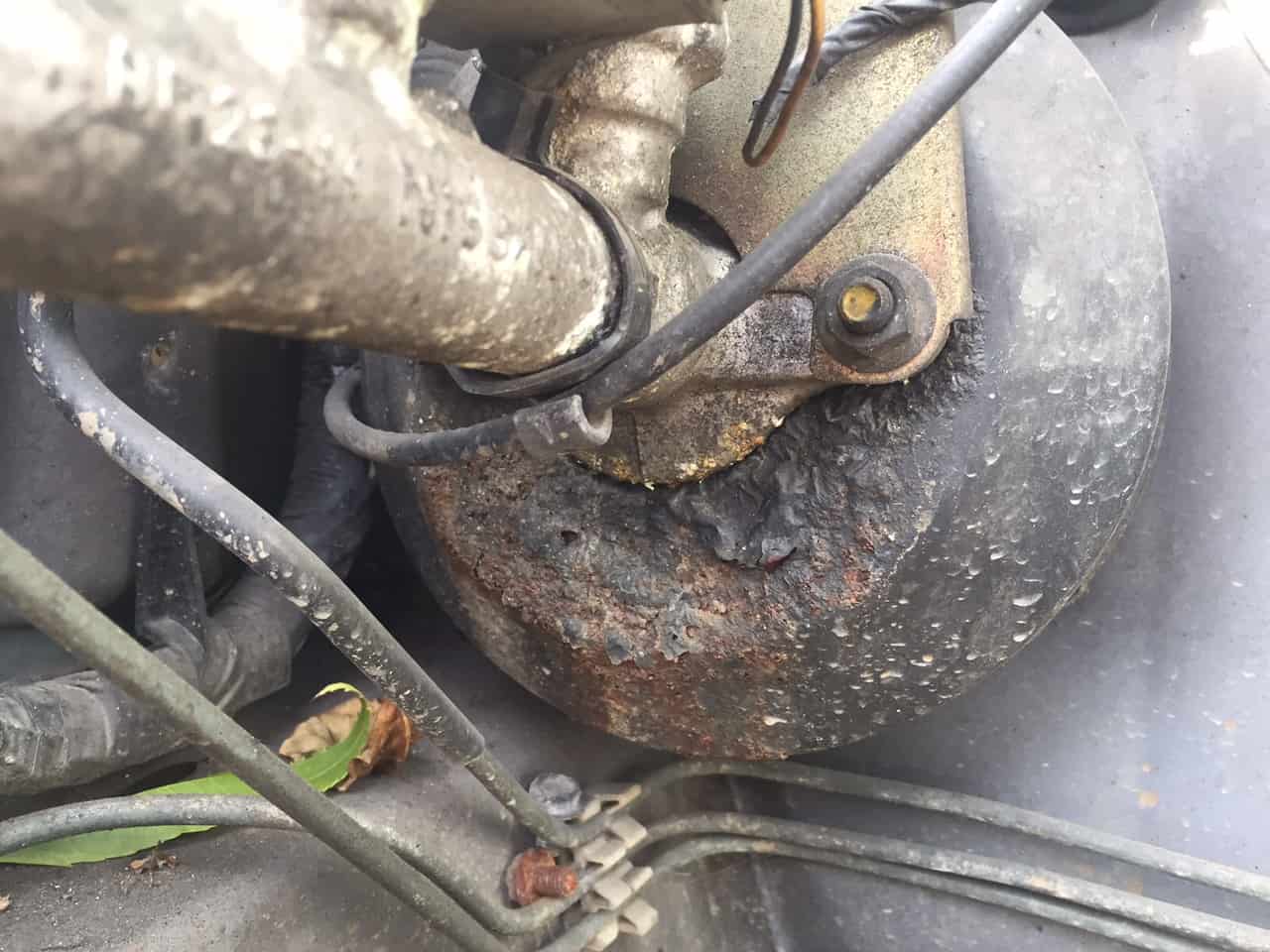 Corroded Brake Servo