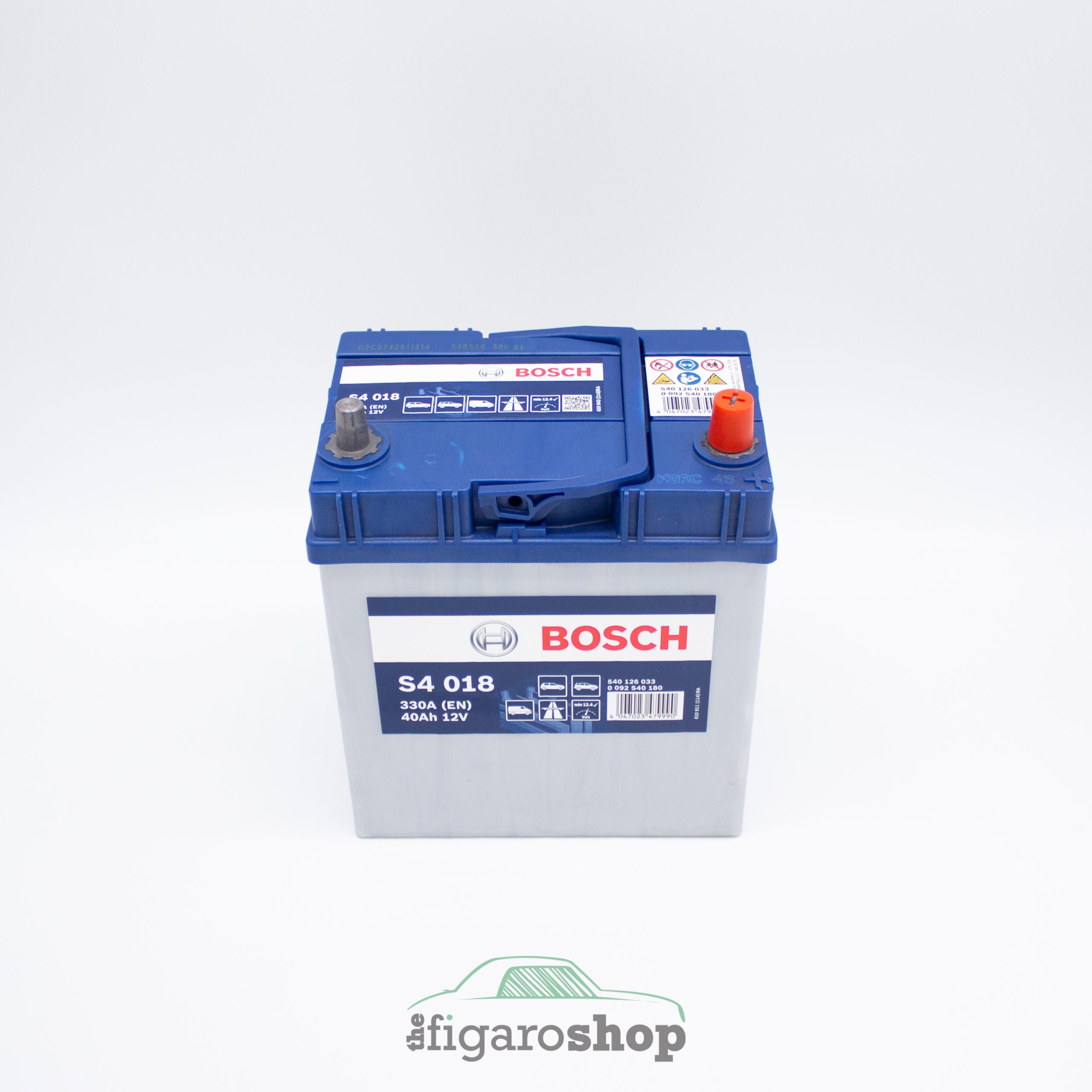 Nissan Figaro Bosch Battery 4 year guarantee The Figaro Shop (Parts