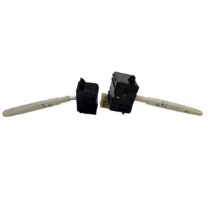 Genuine Nissan Ivory Wiper and Lighting Stalks positioned side by side showing stalk and electrical block