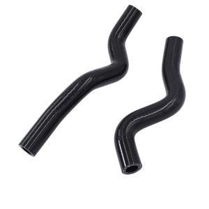 Pair of Silicone Heater Matrix Hoses In Black For Nissan Figaro Moulded To The Original Shapes