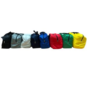 8 Different Colour Indoor Car Covers Presented In A line Showing Carry Handles and Zips