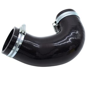 Nissan Figaro Black Silicone Resonator To Air Box Hose With New Clips In Gloss