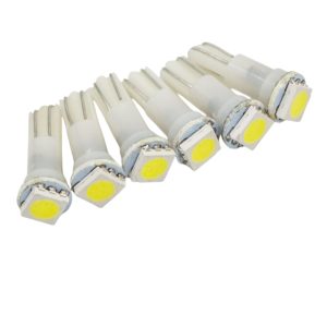 Set Of 6 LED's Displayed In A Row For Nissan Figaro Speedometer and Rev Counter Illumination