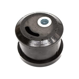 Nissan Figaro Polyurethane O/S Engine Mount In Black Material with Relief Aperture and Steel Central Tube - Front View