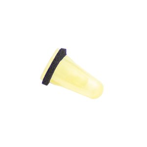 Genuine Nissan Lower Chrome Strip Clip (body side) in Off White Plastic, cone shaped with Black Foam Upper Seal
