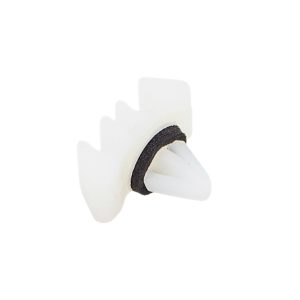 Nissan Figaro White Triple Brake Line Clip With Black Foam Seal And Double Winged Clip