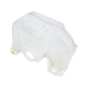 White Plastic Rectangular Washer Bottle With x2 Mounting Tabs And Filler Hole
