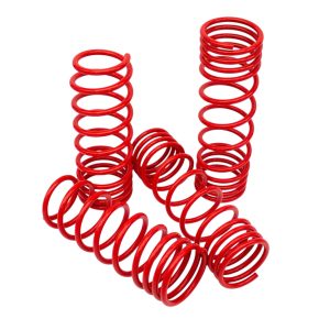 Nissan Figaro / Pao Red Lowering Spring Set of 4 With Progressive Coils