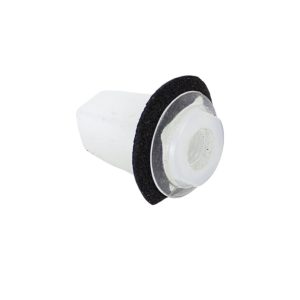 Nissan Figaro White Door Fixing Grommet With Tapered Base and Round Black Foam Seal