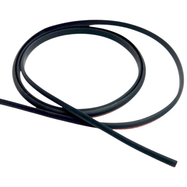 Black Rubber Trim Profile Sample for Nissan Figaro Chrome Trims