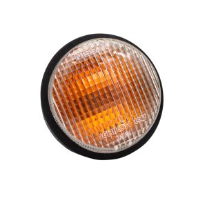 Genuine Nissan Front Left Grille Indicator, Clear Lens With Orange Filter With Black Rubber Seal