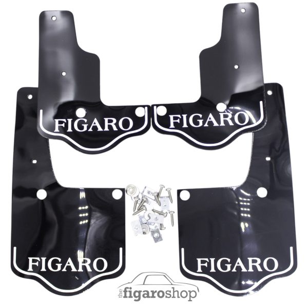 Nissan Figaro Replica Mud Flaps - Black
