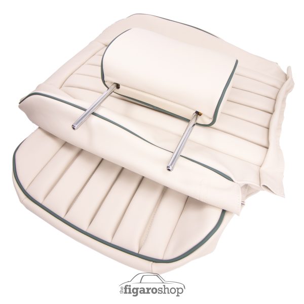 Nissan Figaro Front Seat Full Leather Re-trim (Pair) Covers Only