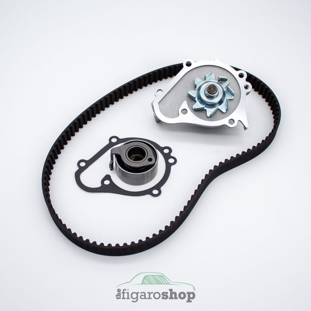 Nissan Figaro Cambelt, tensioner and water pump kit The Figaro Shop
