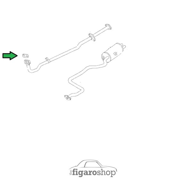 Nissan Figaro Exhaust Gasket - Front Pipe - Image 2