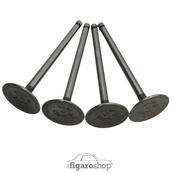 Set of 4 Nissan Figaro Inlet Valves Top View