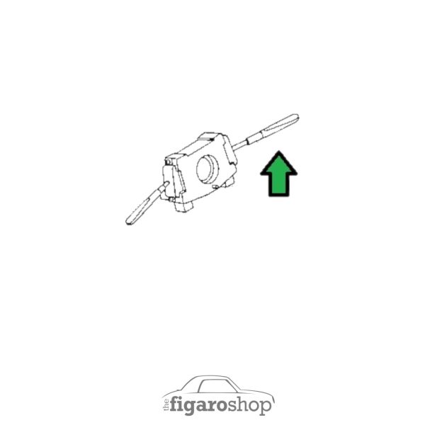 Nissan Figaro Light / Indicator or Wiper Stalk - Image 9