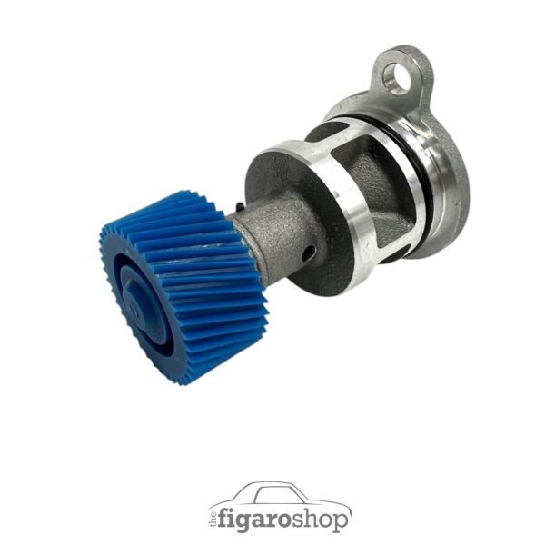 Nissan Figaro Speedometer Drive With Sealing O Ring and Blue Drive Gear Side View
