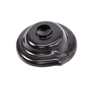 Circular Shaped Front Suspension Spring Top Mount In Satin Black Finish - Top View