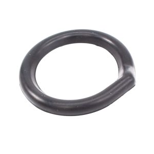 Nissan Figaro Black Rubber Circular Front Coil Spring Isolator Top View