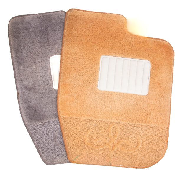 Nissan Figaro Original Floor Mat Set - Grey / Orange - USED
