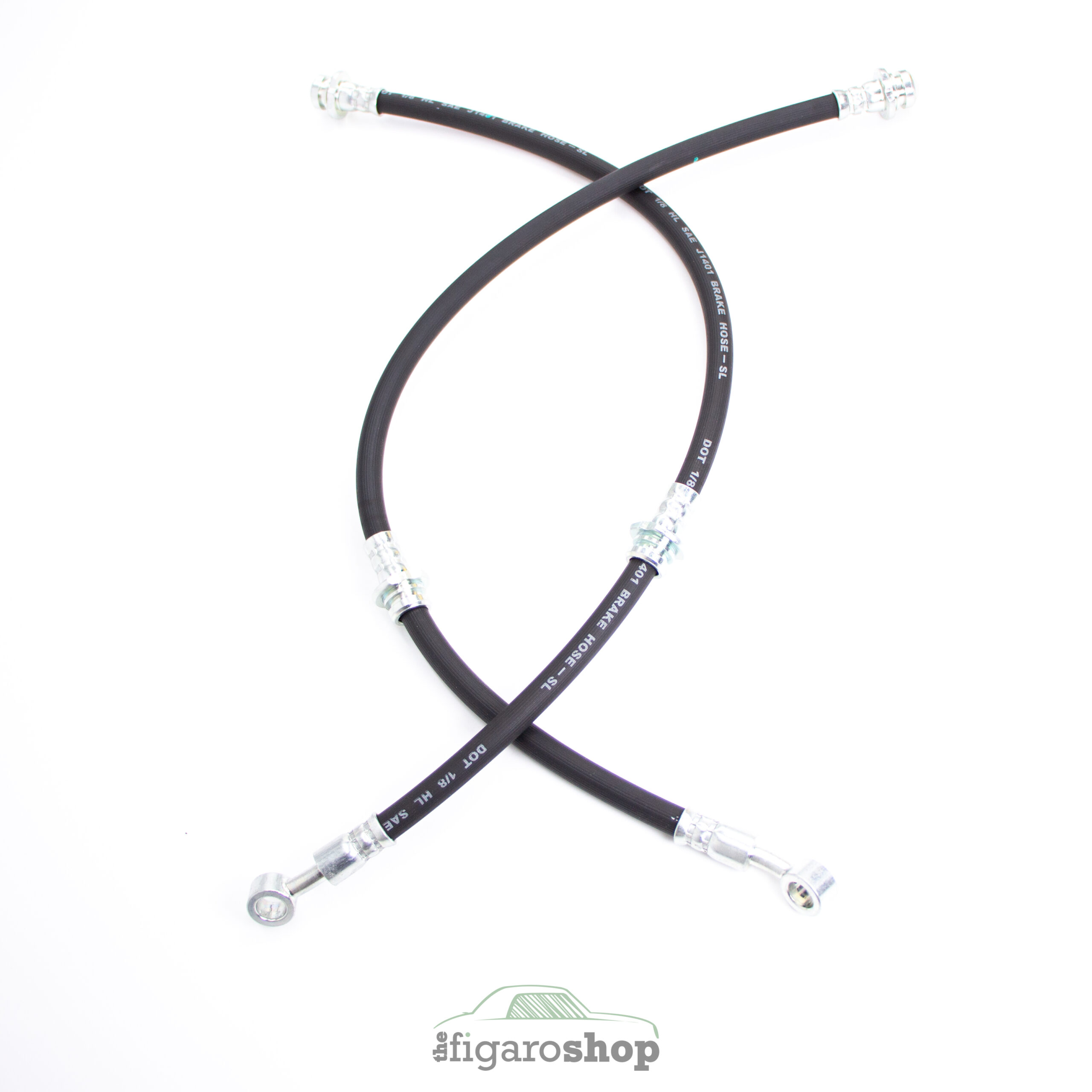 Nissan Figaro Rubber Brake Hoses Front Pair The Figaro Shop (Parts