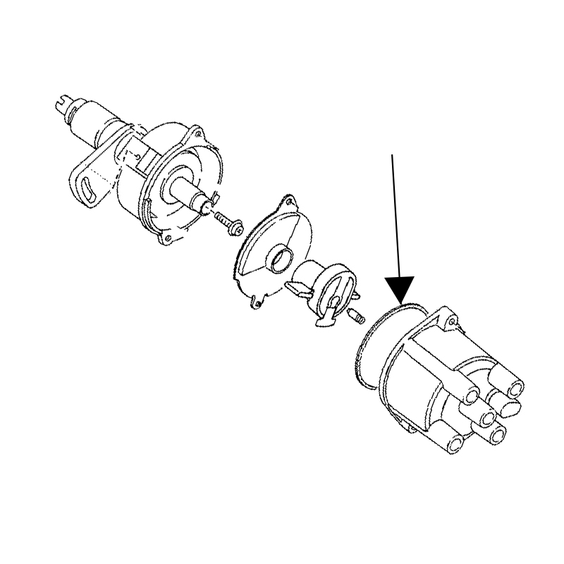 Nissan Figaro Distributor Cap Seal The Figaro Shop (Parts Department)