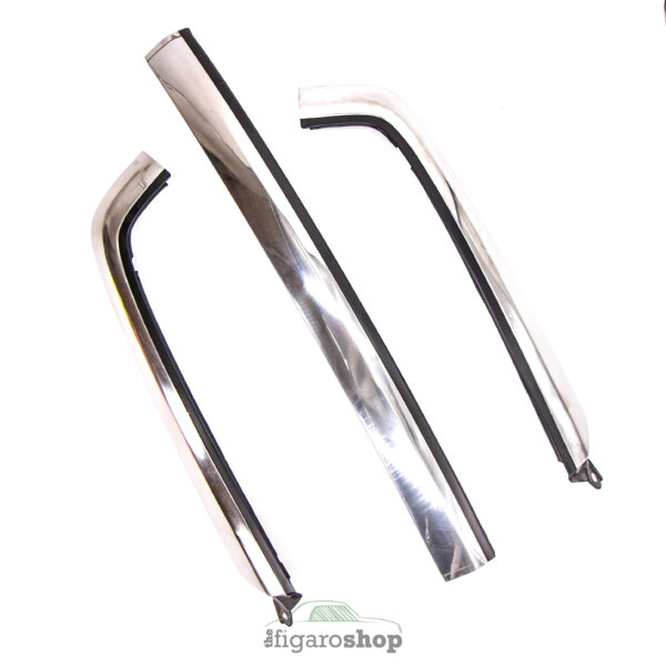 Nissan Figaro Chrome Windscreen Surround 3pc Reconditioned
