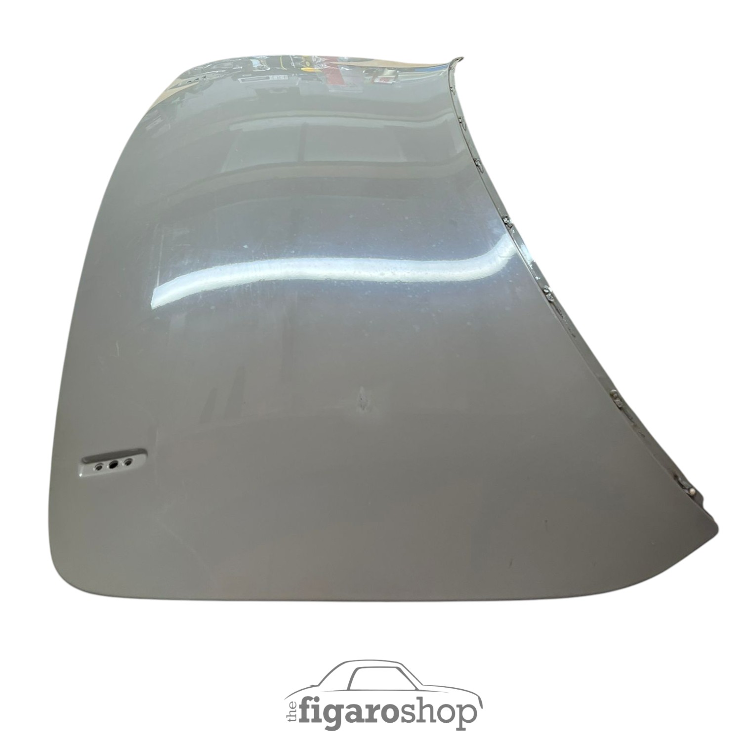 Nissan Figaro Used Upper Bootlid Panel In Topaz Mist Colour - Side View