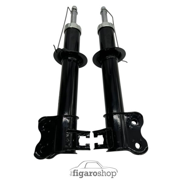 Nissan Figaro Premium Gas Filled Shock Absorbers - New - Front Set - Strapped