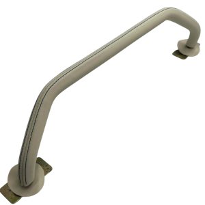 Nissan Figaro Leather Trimmed Brake Light Bar In Ivory Leather With Blue Double Stitching