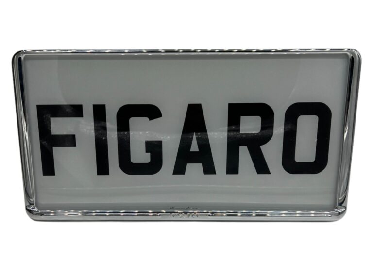 Chrome Number Plate Holder Surround – Small Personalised Plate Frame